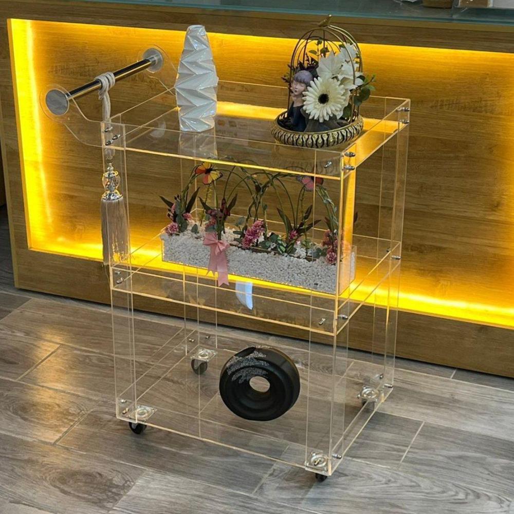 عربية تقديم 3 دور اكريلك: 60*40*85 (10 مل)